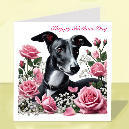 Greyhound Mother's Day Card