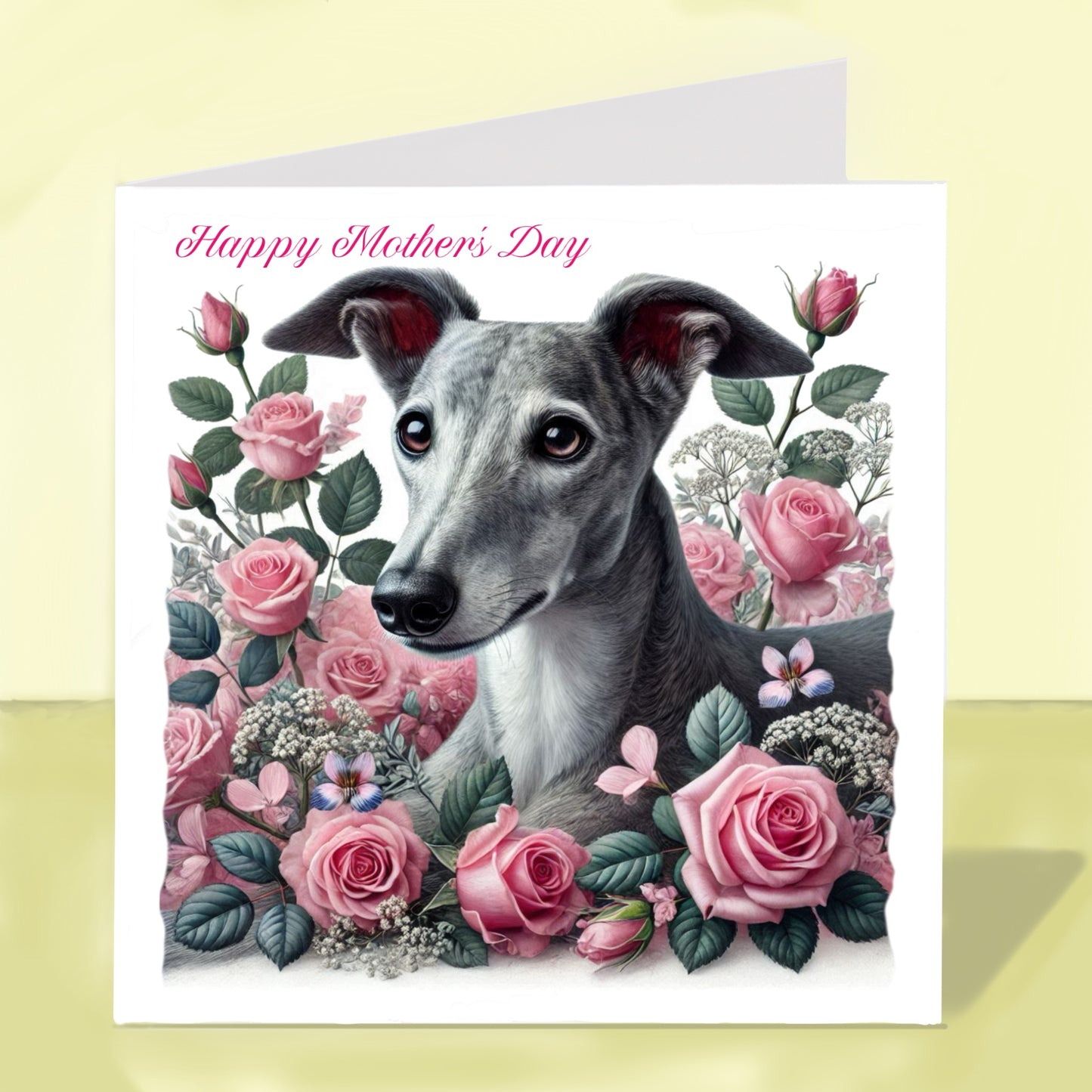 Greyhound Mother's Day Card