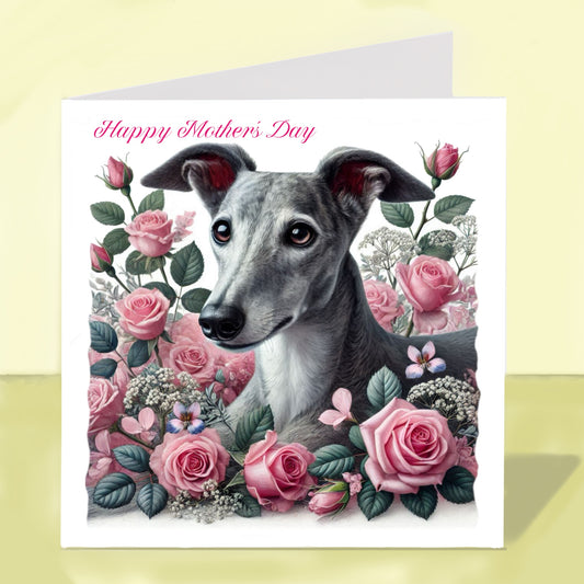 Greyhound Mother's Day Card