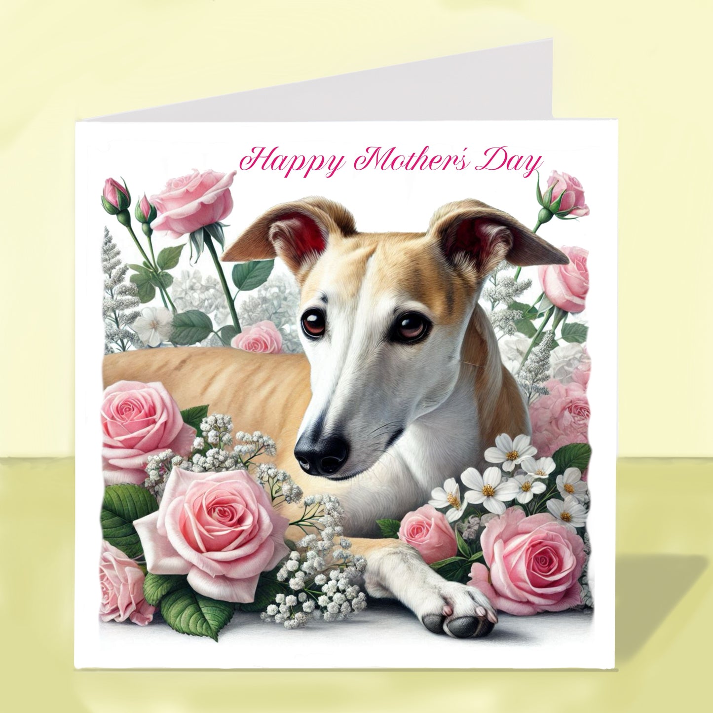 Greyhound Mother's Day Card