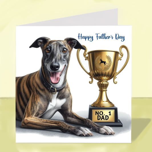 Greyhound - Father's Day Card