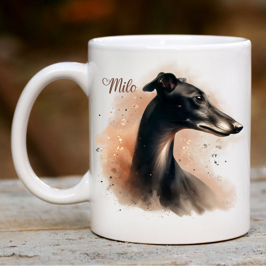 Greyhound Mug - Personalised