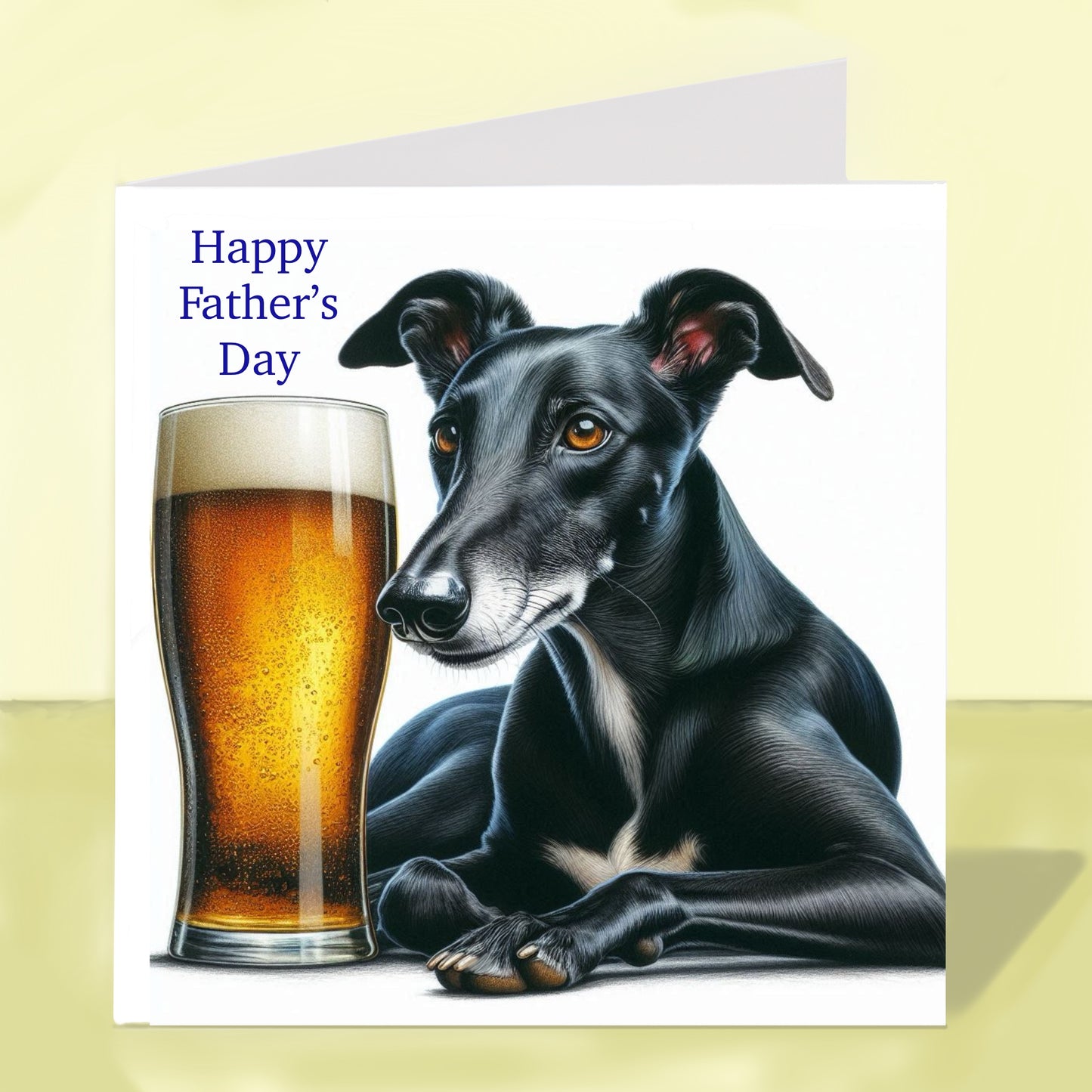 Greyhound - Father's Day Card