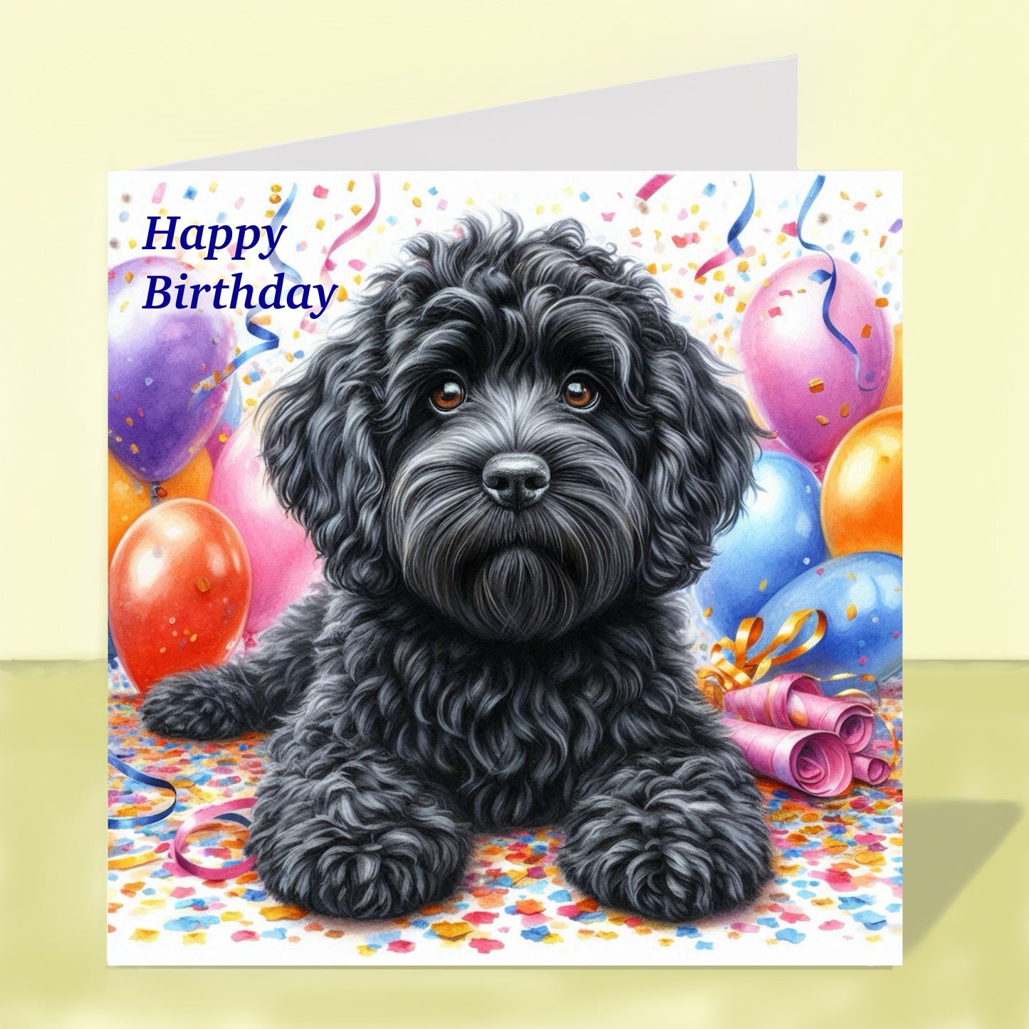Cockapoo Birthday Card