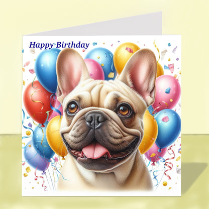 French Bulldog - Birthday Card