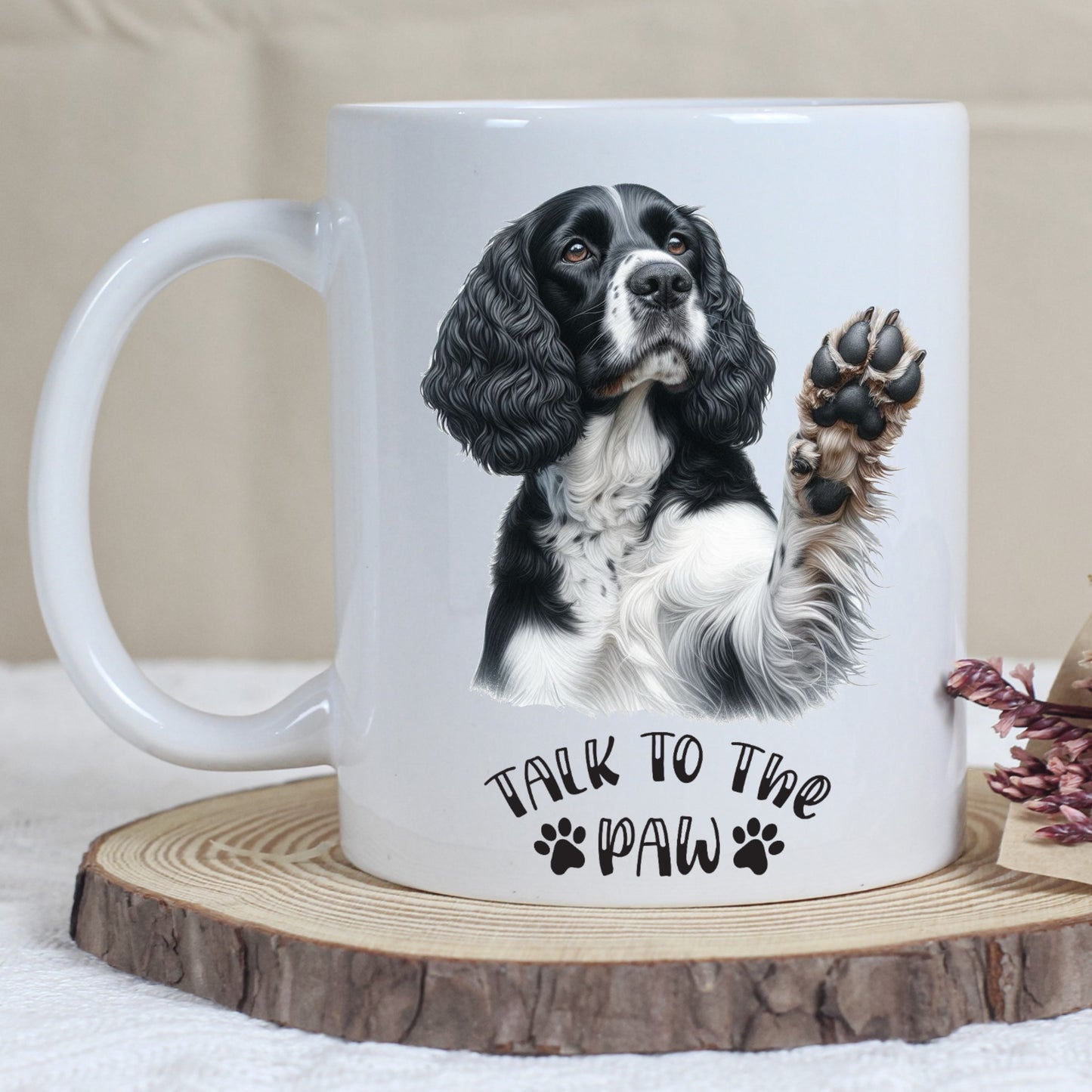 Springer Spaniel - Talk To The Paw Mug