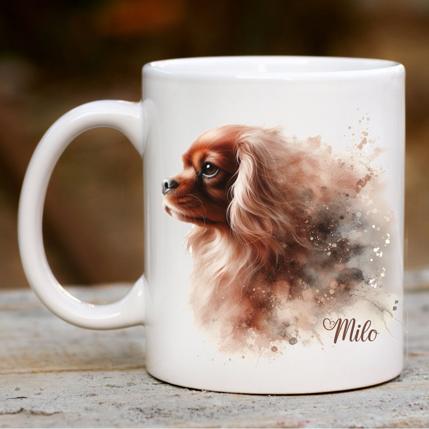 Cavalier King Charles Spaniel Mug - Personalised