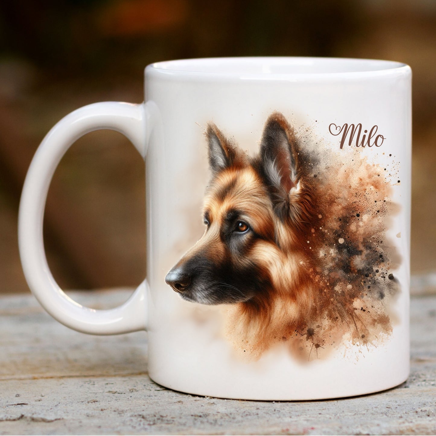 German Shepherd Mug - Personalised