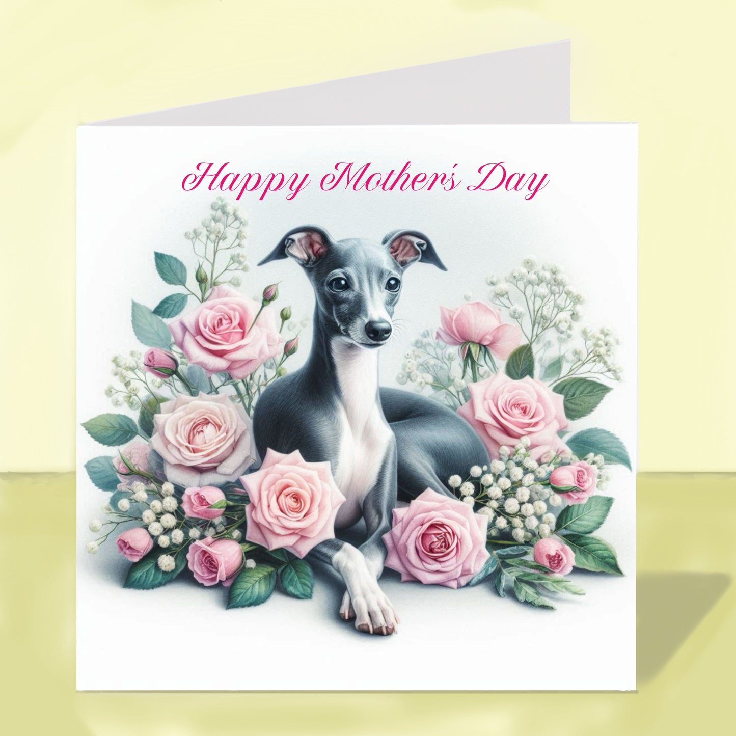 Italian Greyhound Mother's Day Card