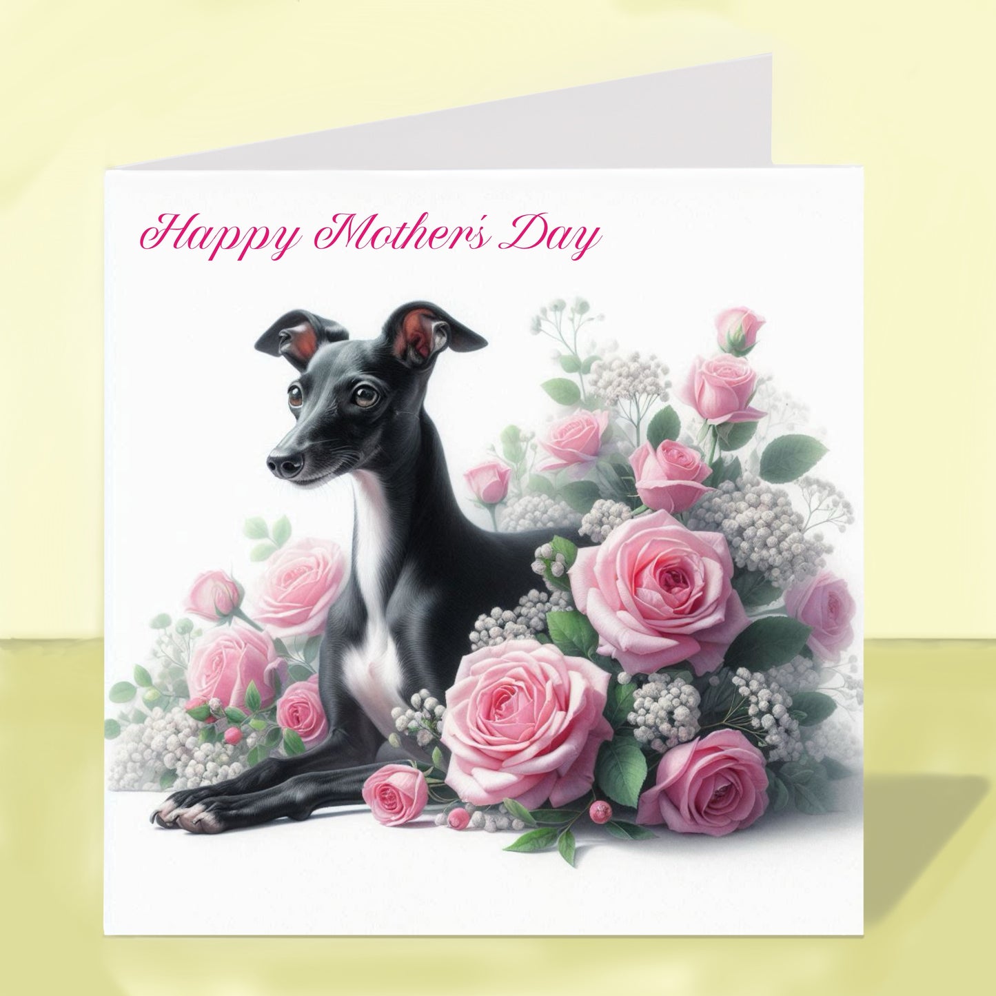 Italian Greyhound Mother's Day Card