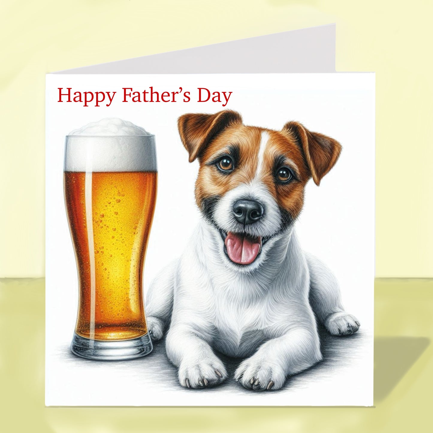 Jack Russell - Father's Day Card