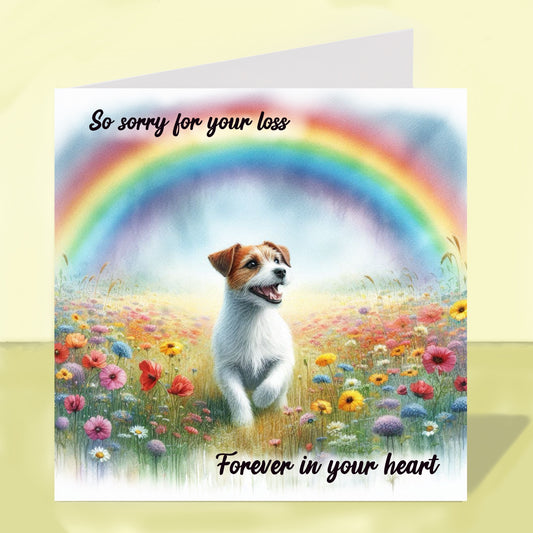 Jack Russell - Sympathy Card
