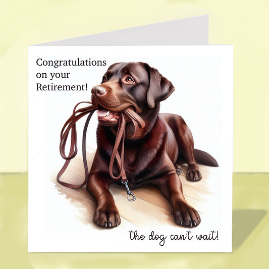 Labrador - Retirement Card