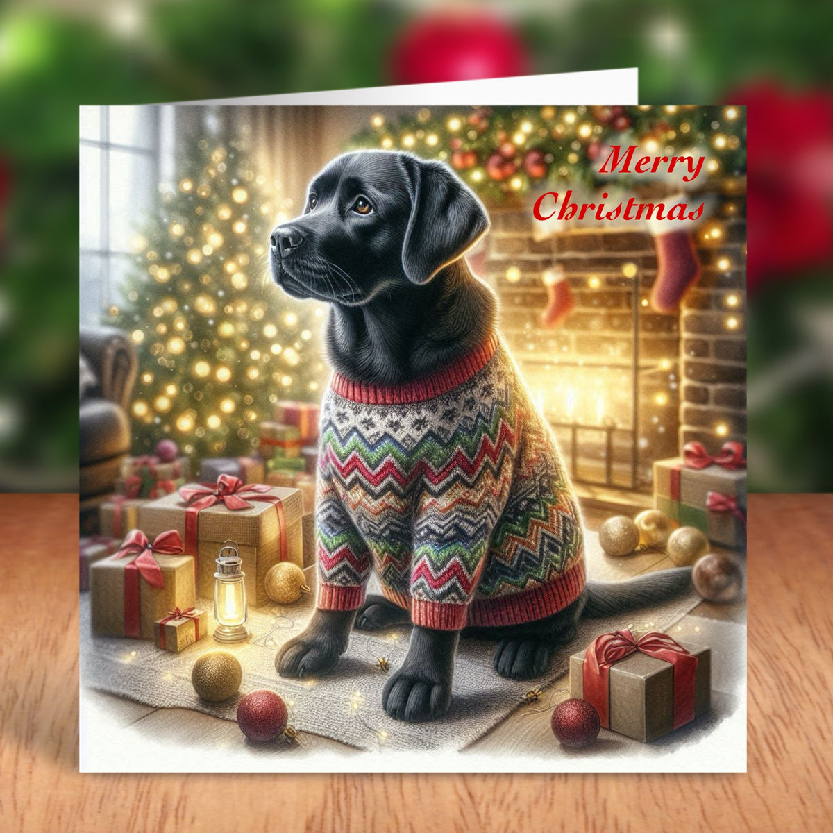 Labrador - Christmas Card