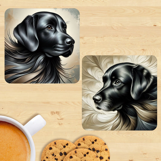 Labrador - Soft Realism Coasters (Set of 2)