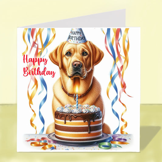 Labrador - Birthday Card