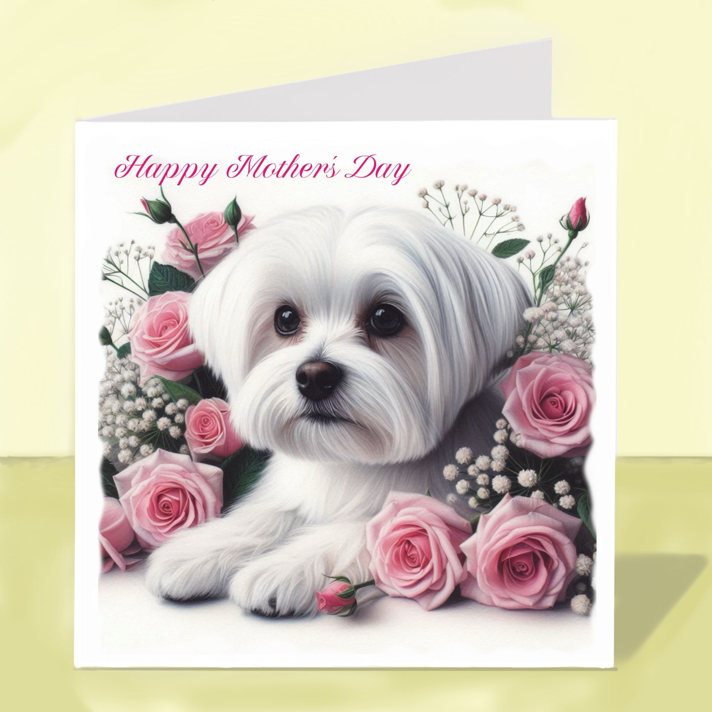 Maltese Mother's Day Card