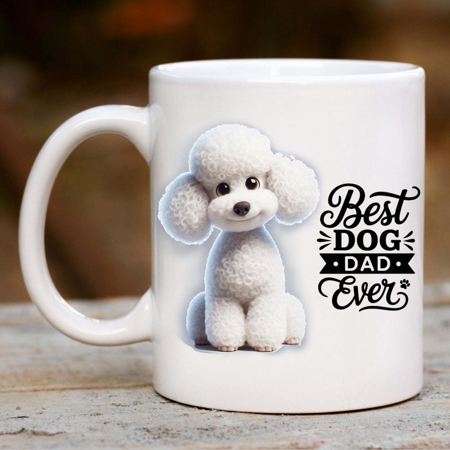 Miniature Poodle - Father's Day Card