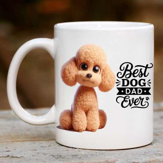 Miniature Poodle - Father's Day Card