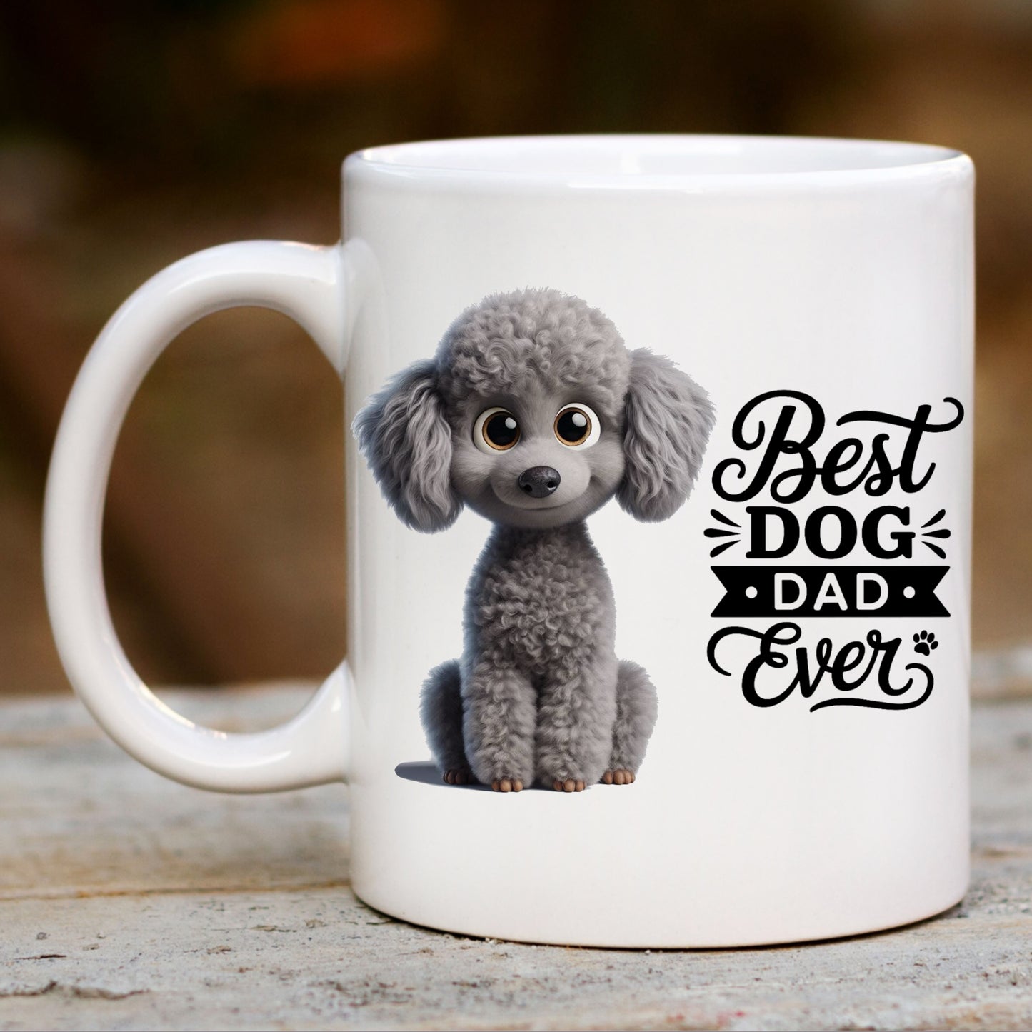 Miniature Poodle - Father's Day Card