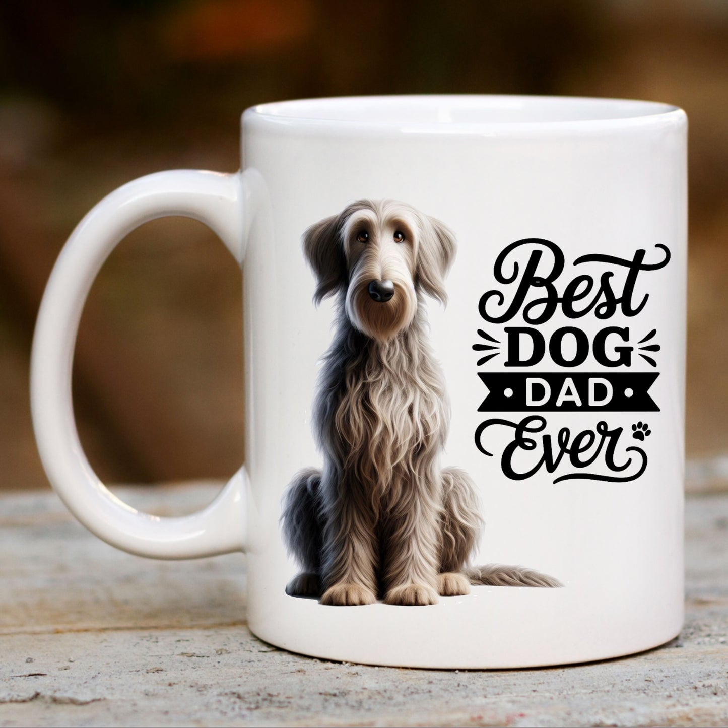 Scottish Deerhound - Father's Day Mug