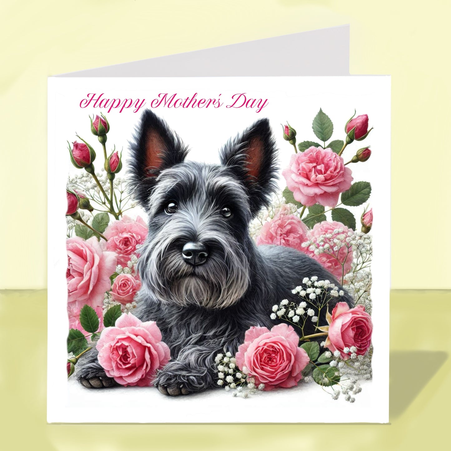 Scottish Terrier Mother's Day Card
