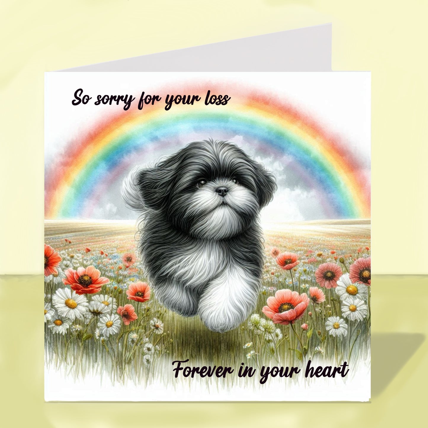 Shih Tzu - Sorry For Your Loss Card