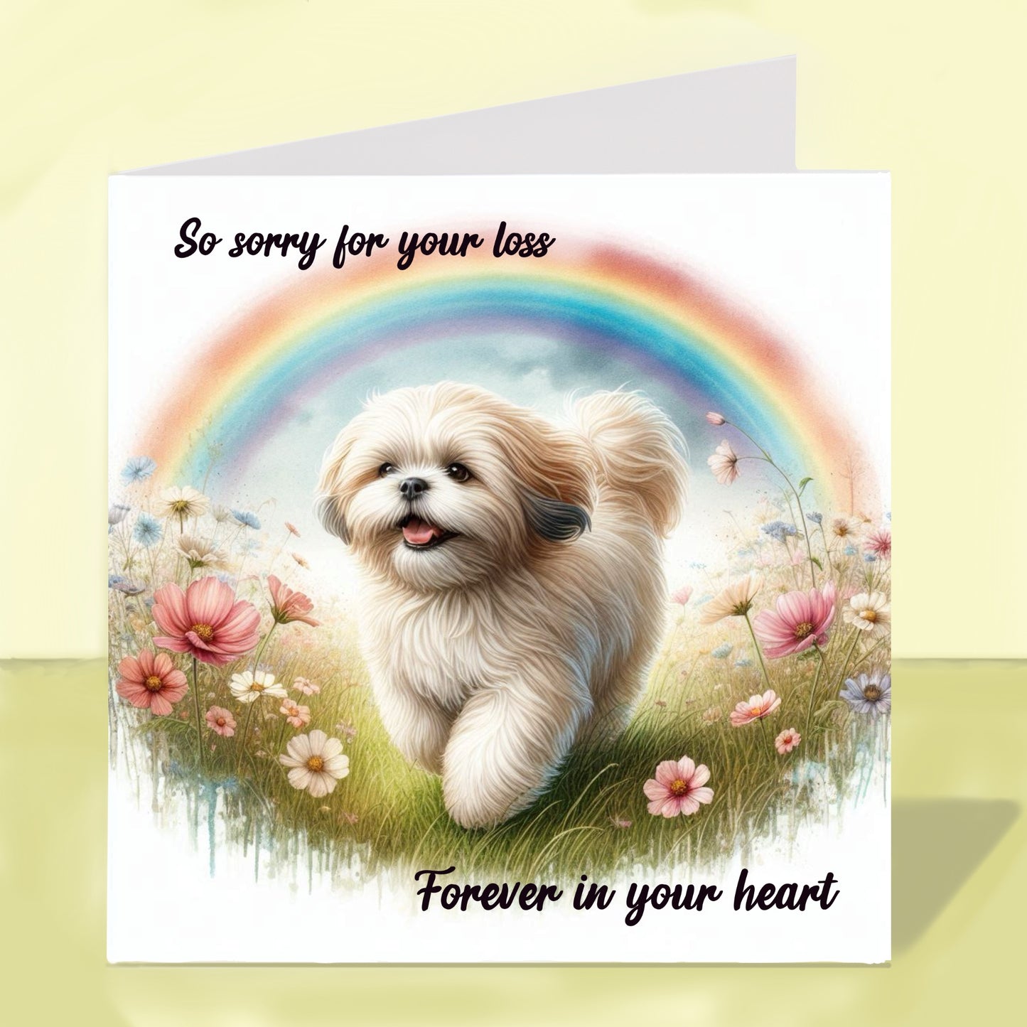 Shih Tzu - Sorry For Your Loss Card