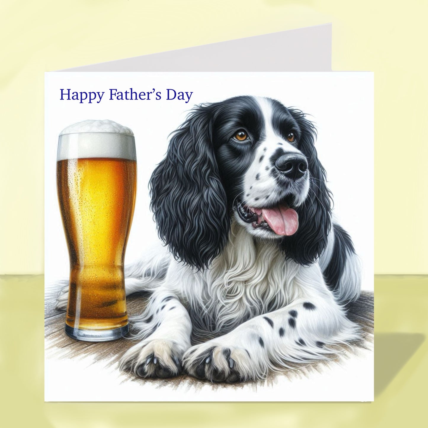 Springer Spaniel - Father's Day Card