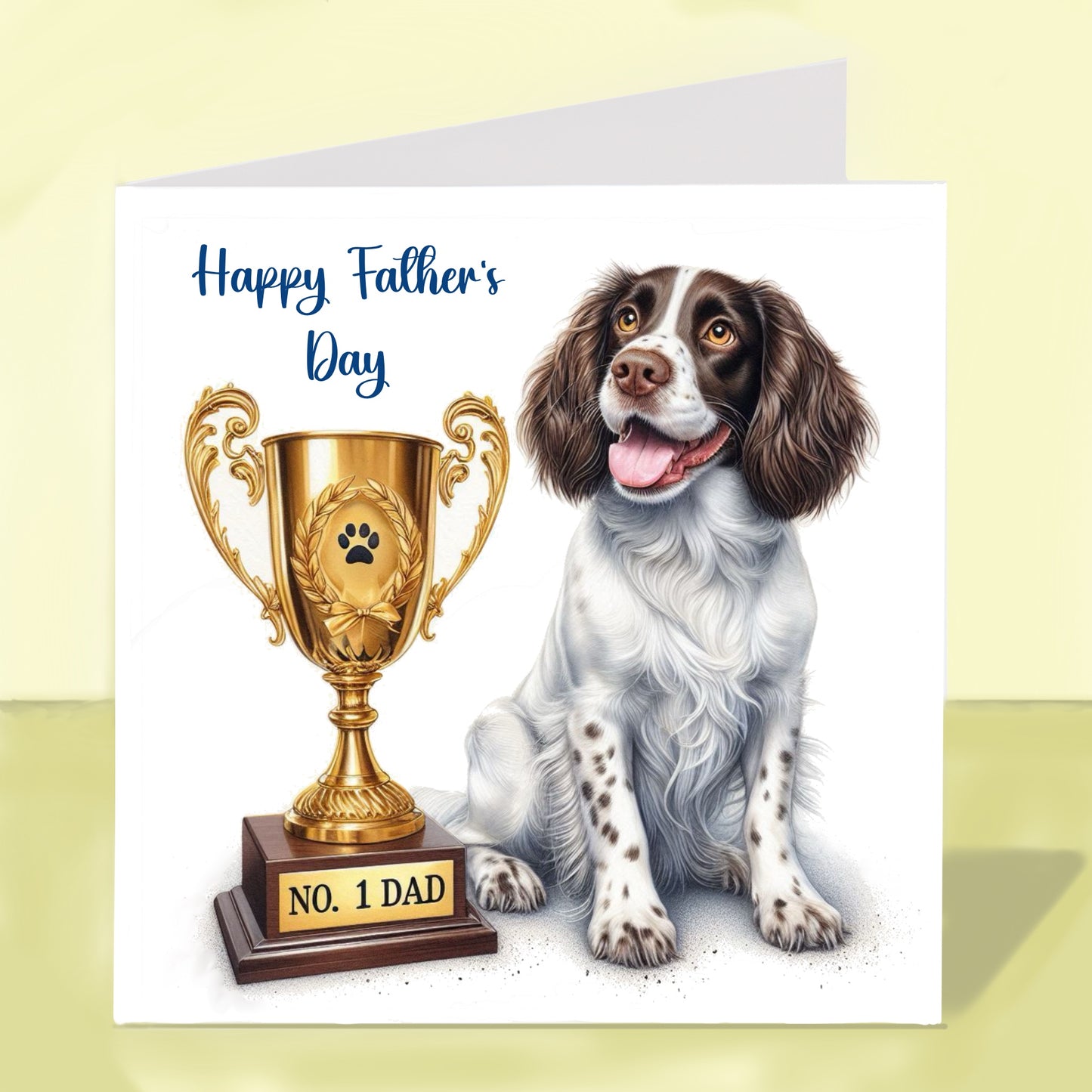 Springer Spaniel - Father's Day Card