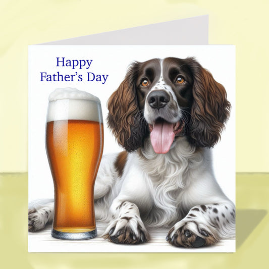 Springer Spaniel - Father's Day Card