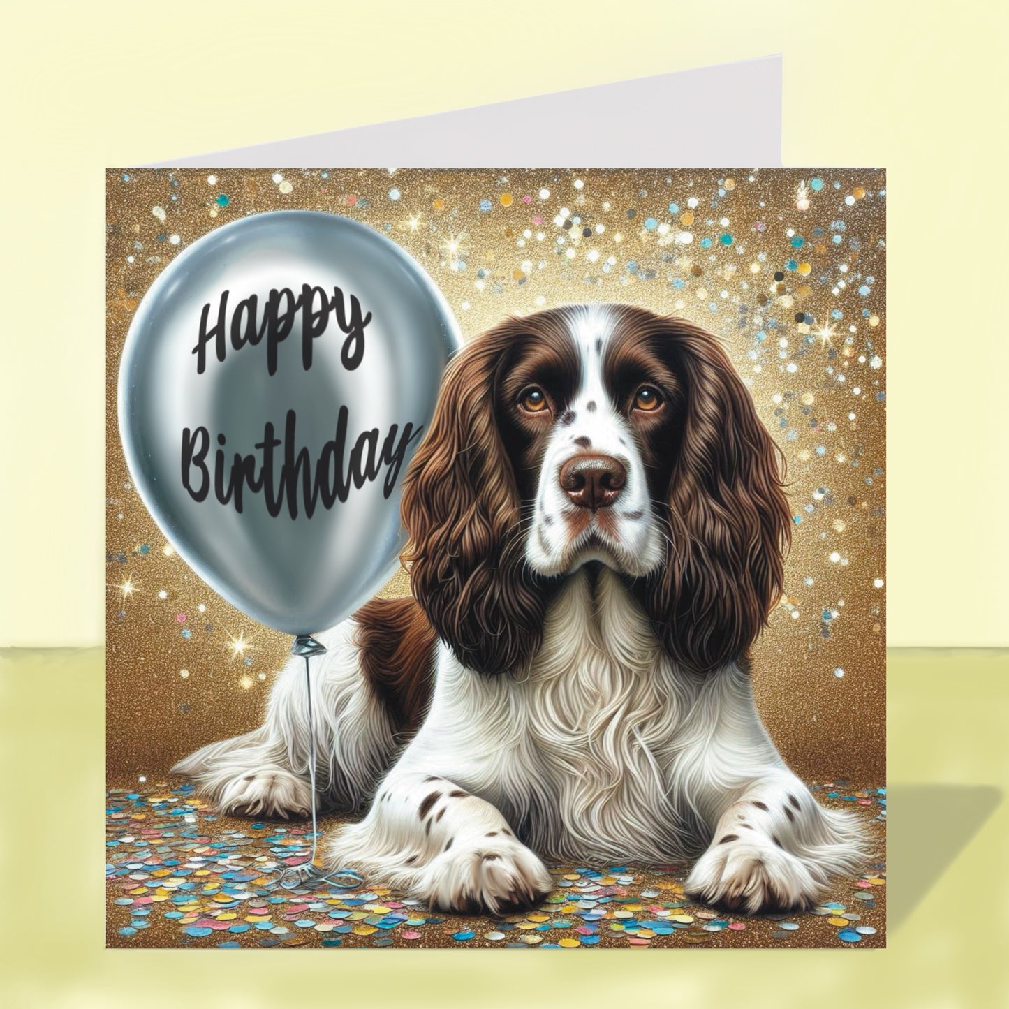 Springer Spaniel - Birthday Card
