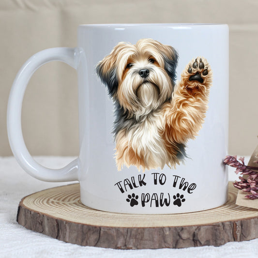 Tibetan Terrier - Talk To The Paw Mug