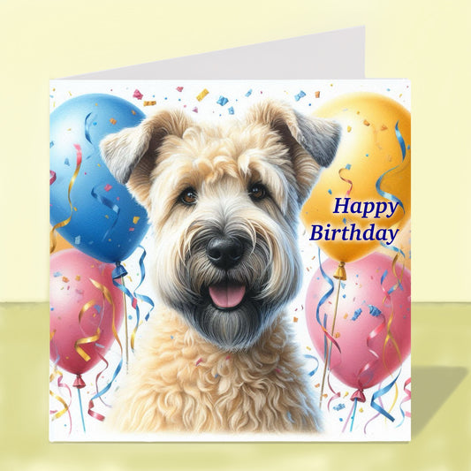 Wheaten Terrier - Birthday Card