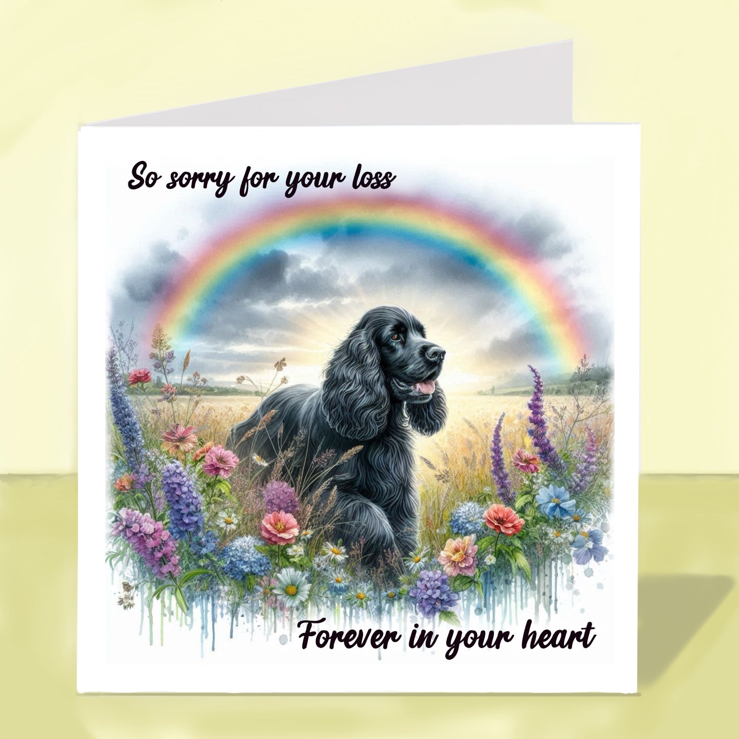 Cocker Spaniel - Sorry For Your Loss Card