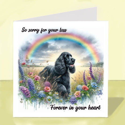 Cocker Spaniel - Sorry For Your Loss Card